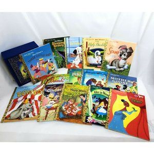Lot of 14 Little Golden Books Disney Classic Boxed